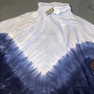 Pink turtle neck hoodie NWT